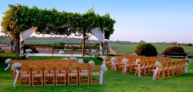 When having an outdoor ceremony, consideration needs to be taken of any adverse weather conditions that might occur just prior, or during the ceremony and for an alternative in-door option to be available. Other important issues are to ensure that there will be no disturbances, or activities taking place near-by and that there is sufficient parking space.
